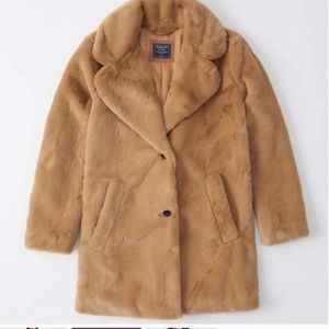 Abercrombie Fitch Teddy Coat XXS NWT